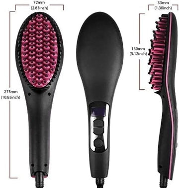 Szentpeter Simply 2 in 1 Hair Curler and Straightener Brush