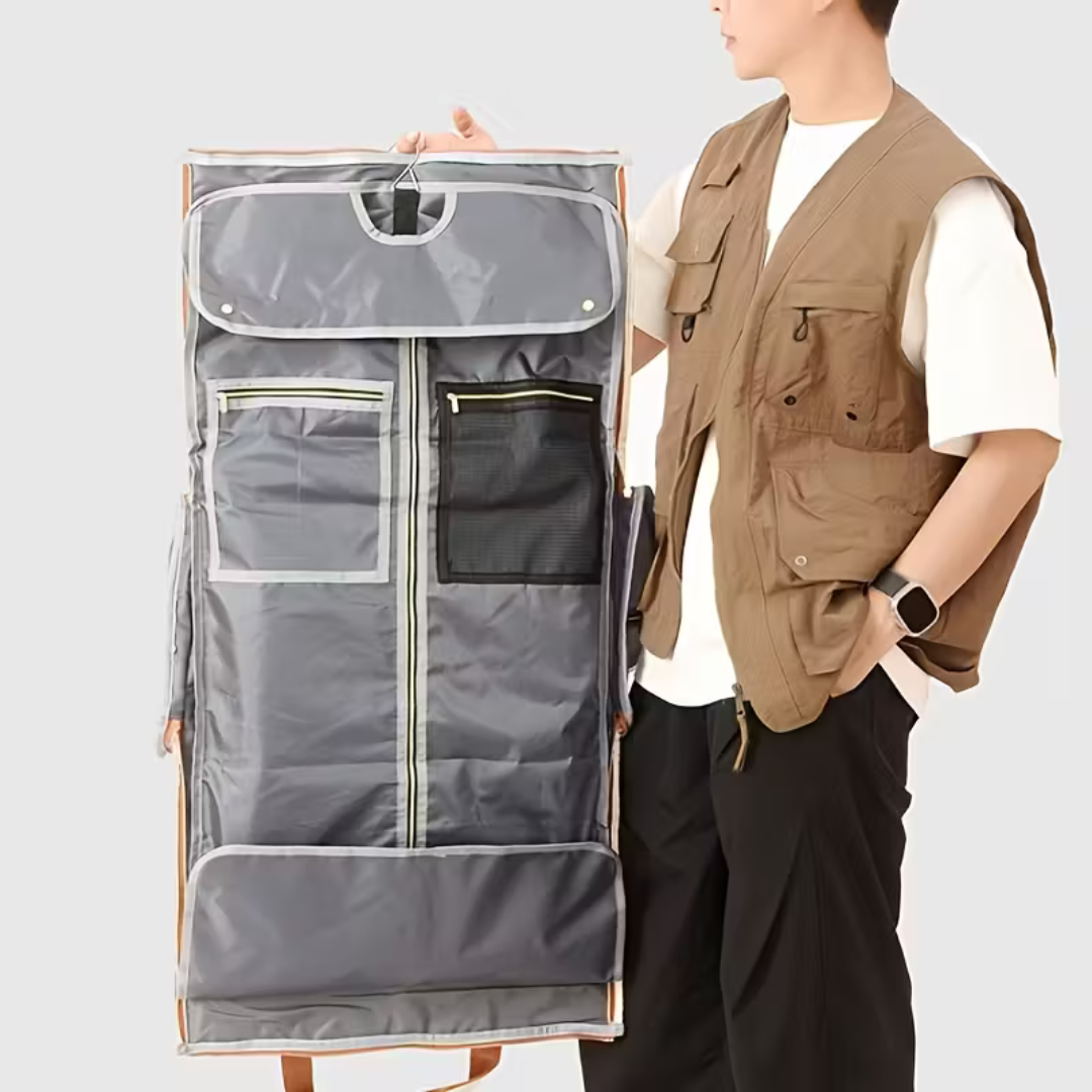 3-in-1 Travel Duffel Bag | Waterproof Garment & Shoe Organizer – 50L
