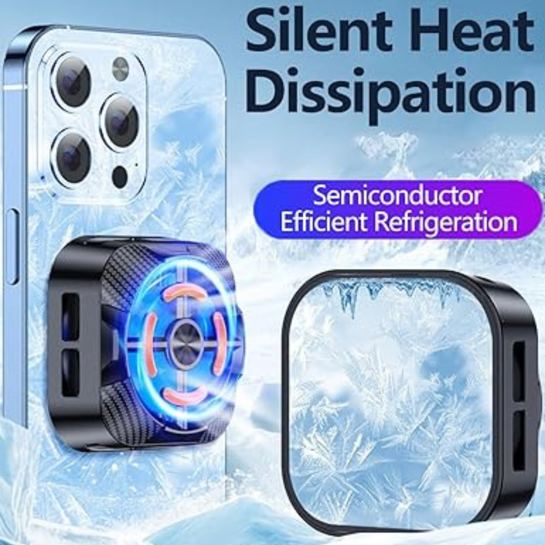Mobile Phone Cooling Fan | RGB Gaming Cooler with Semiconductor Technology