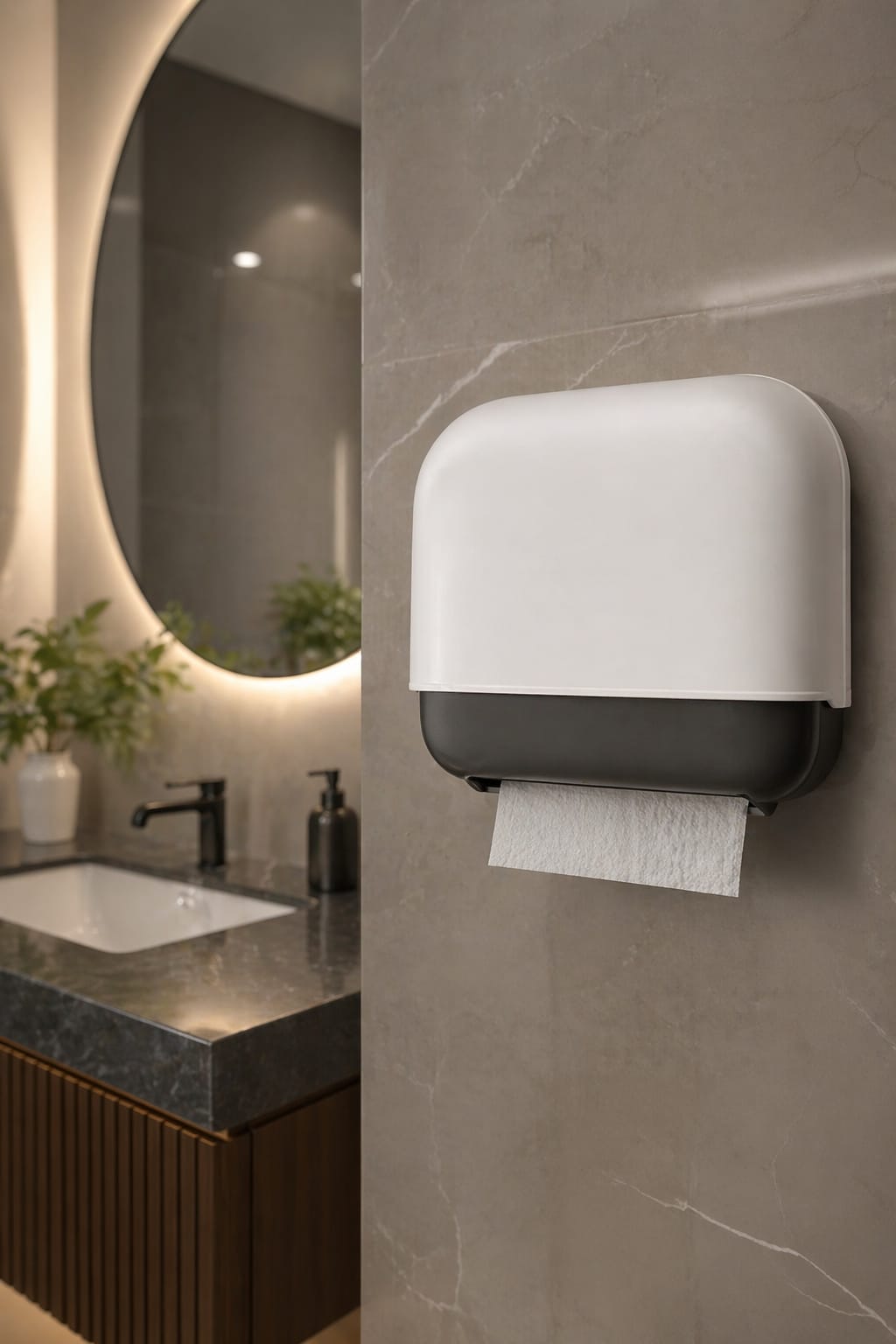 Luxury Wall Mount Tissue Paper Dispenser